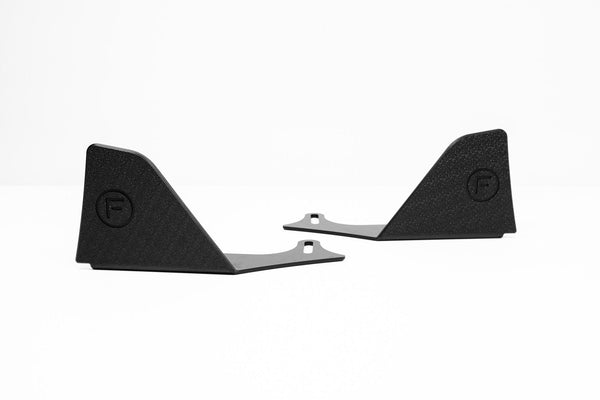 Flow Designs - ZD8 BRZ STI Front Lip Splitter Winglets (Pair) for 2022-2025 Subaru BRZ - front view