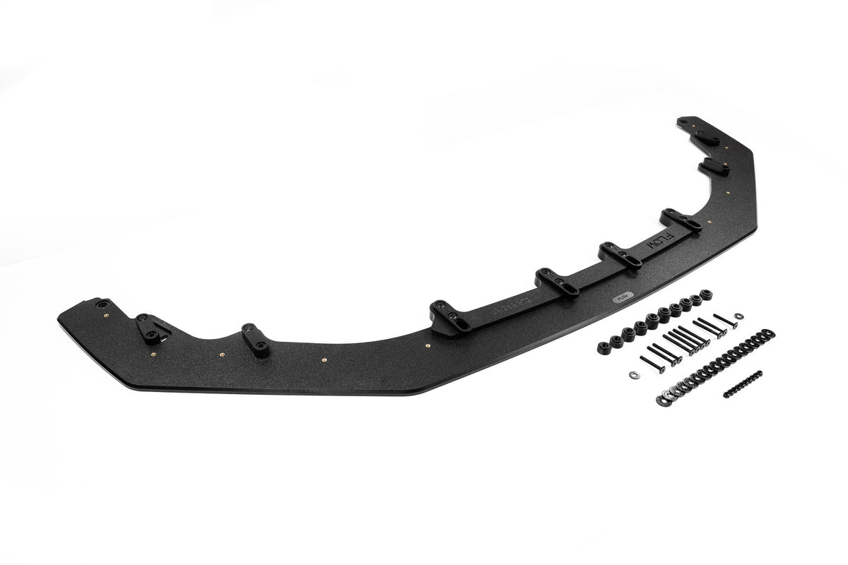 Flow Designs - ZD8 BRZ STI Front Lip Splitter (TEXTURED)