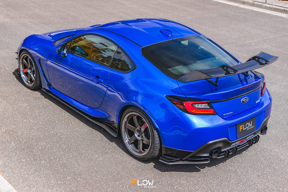 Flow Designs - ZD8 BRZ STI Rear Spats (TEXTURED; Pair)