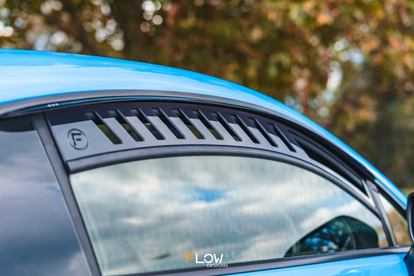 Flow Designs - ZN8 GR86 Window Vents (Pair) for 2022-2025 Toyota GR86 - front view