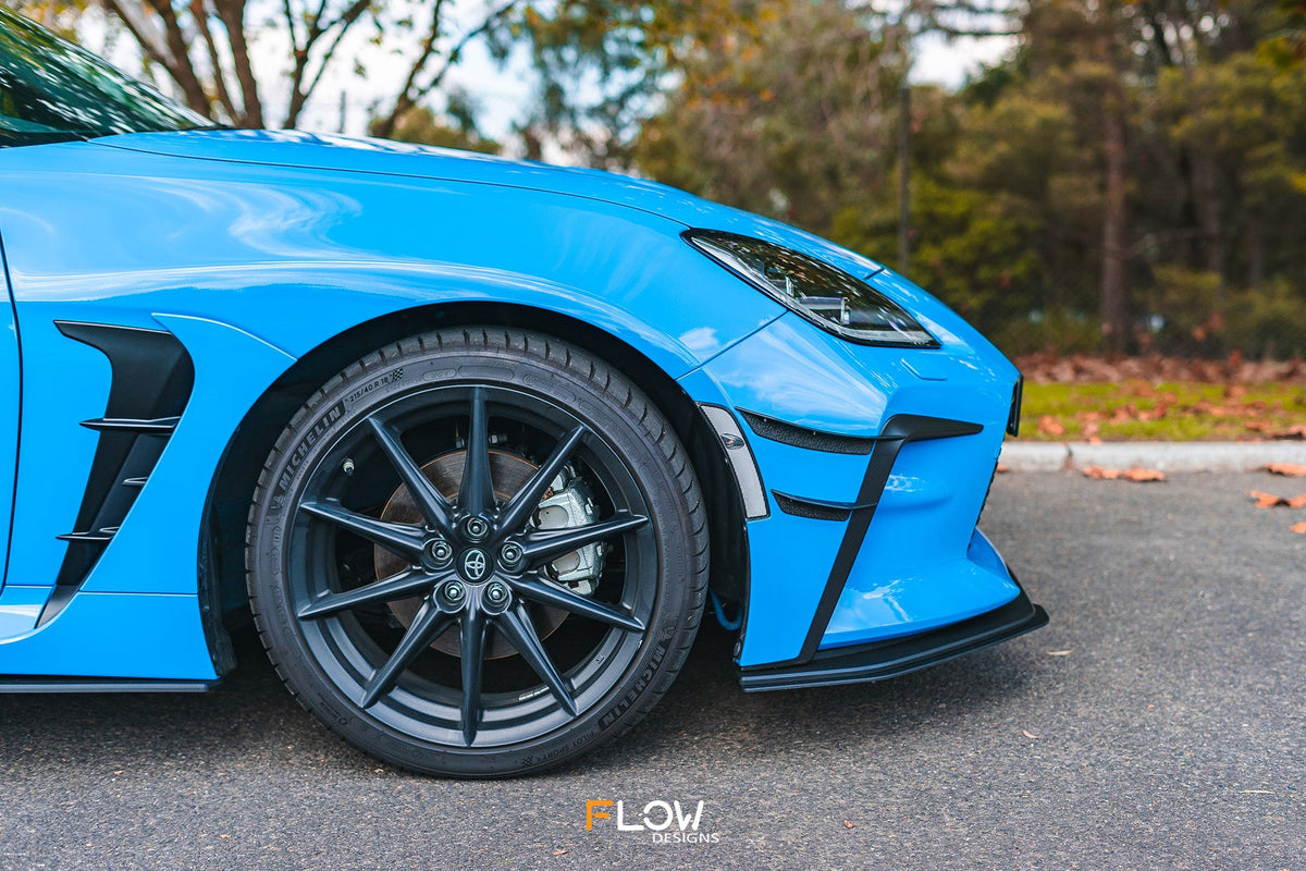 Flow Designs - ZN8 GR86 Front Lip Splitter Extensions (Pair)