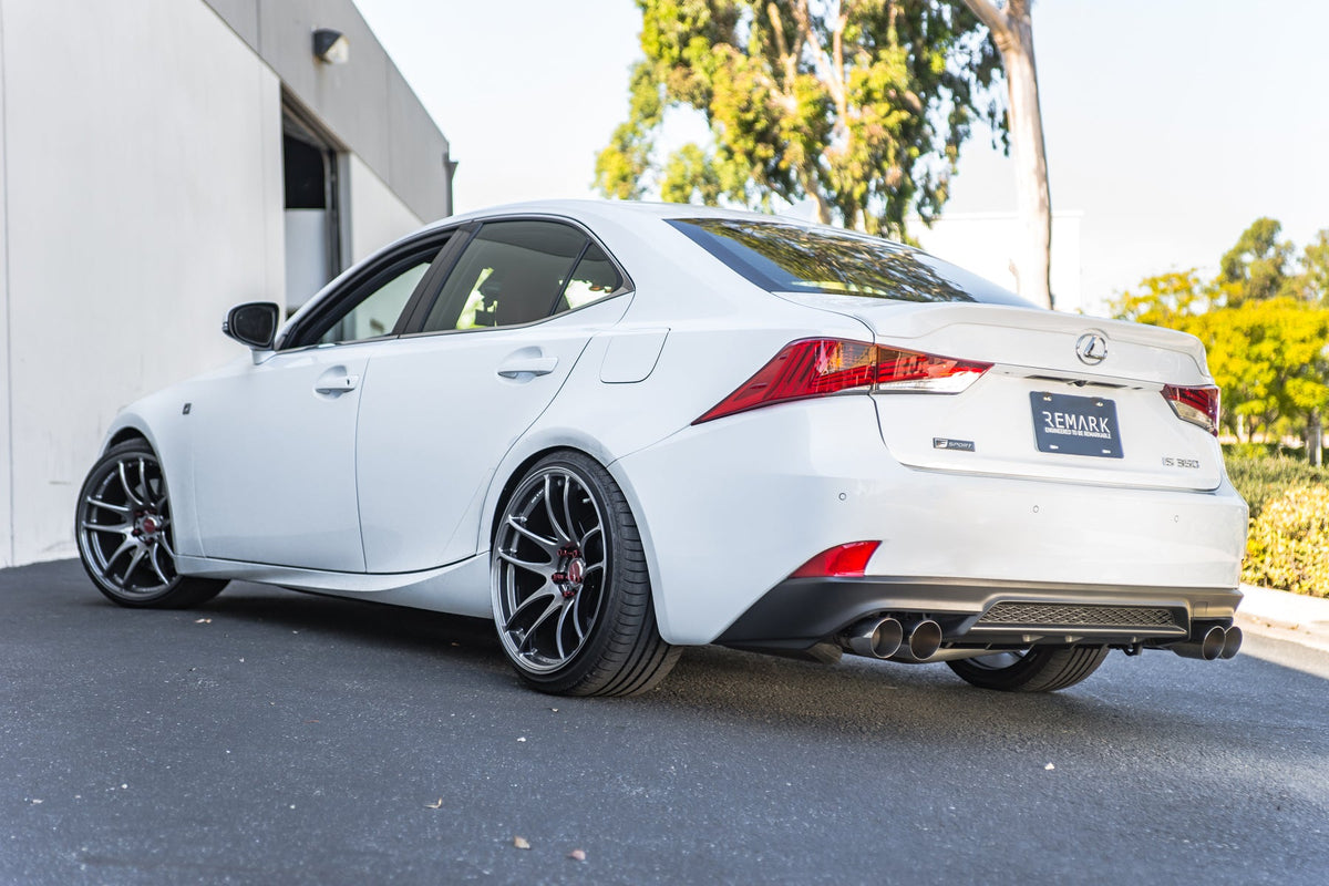 Remark 2017+ Lexus IS250/IS350 Axle Back Exhaust w/Stainless Steel Single Wall Tip - RO-TTE3-S