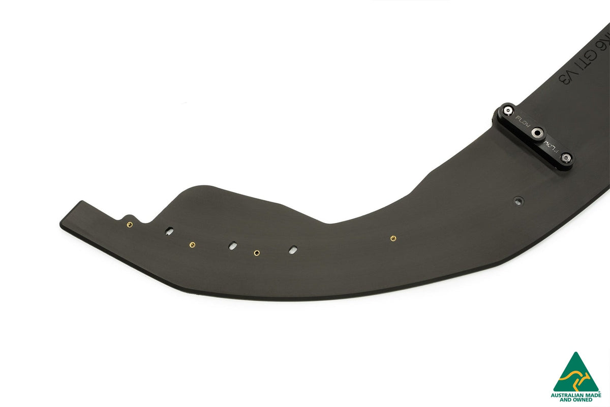 Flow Designs - MK6 Golf GTI Front Lip Splitter V3