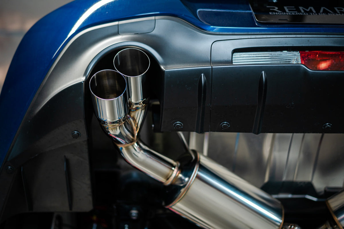 REMARK Sports Touring CatBack Exhaust, Toyota GR86 / Subaru BRZ 2022+, Burnt Stainless Tip - RK-C4063T-04T