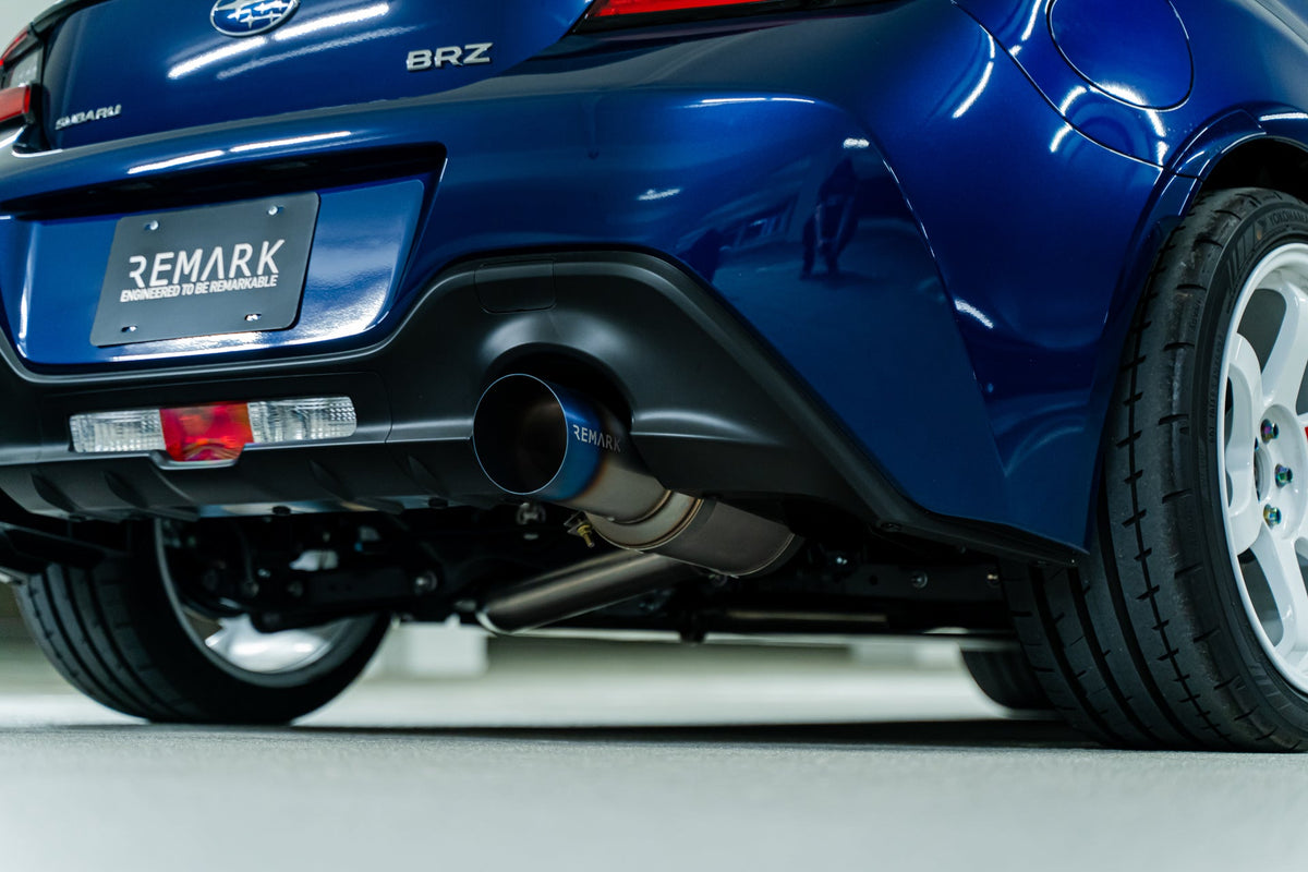 Remark 2022+ Toyota GR86 / Subaru BRZ Burnt Titanium Catback Exhaust System - RK-C1063T-04T