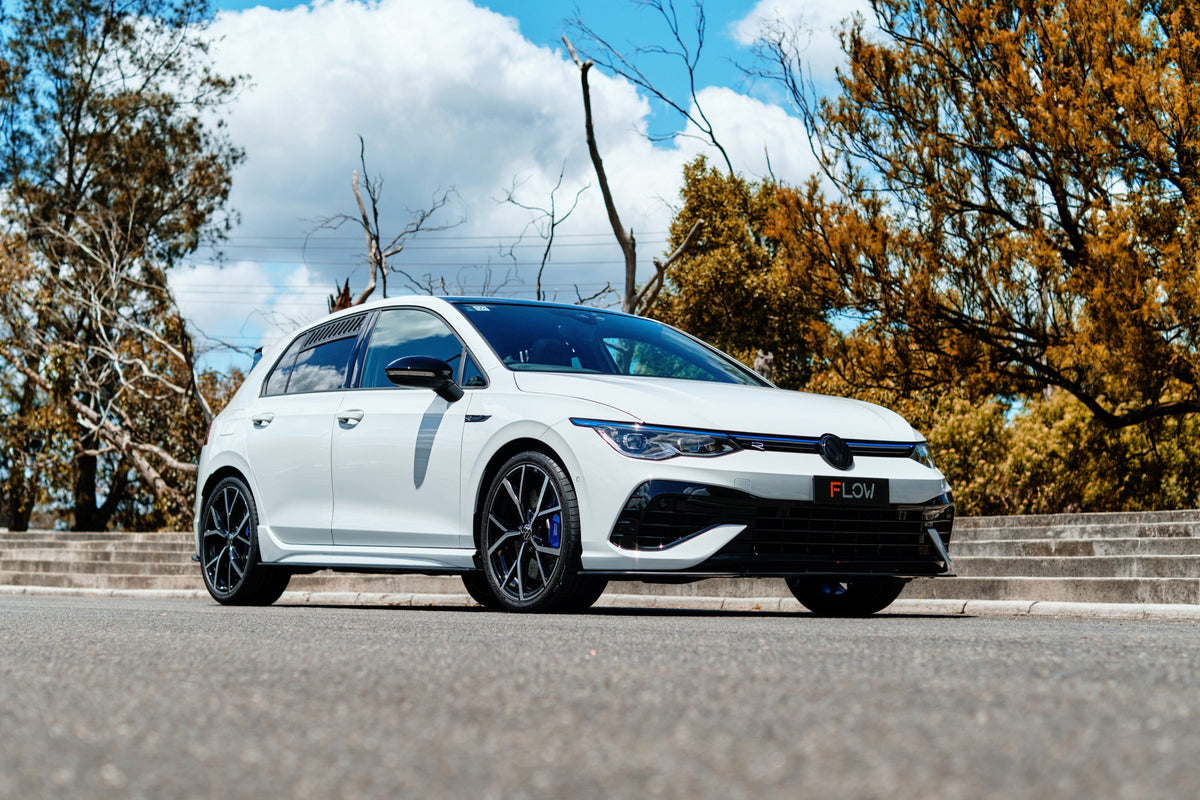 Flow Designs - MK8 Golf R Chassis Mounted Front Lip Splitter
