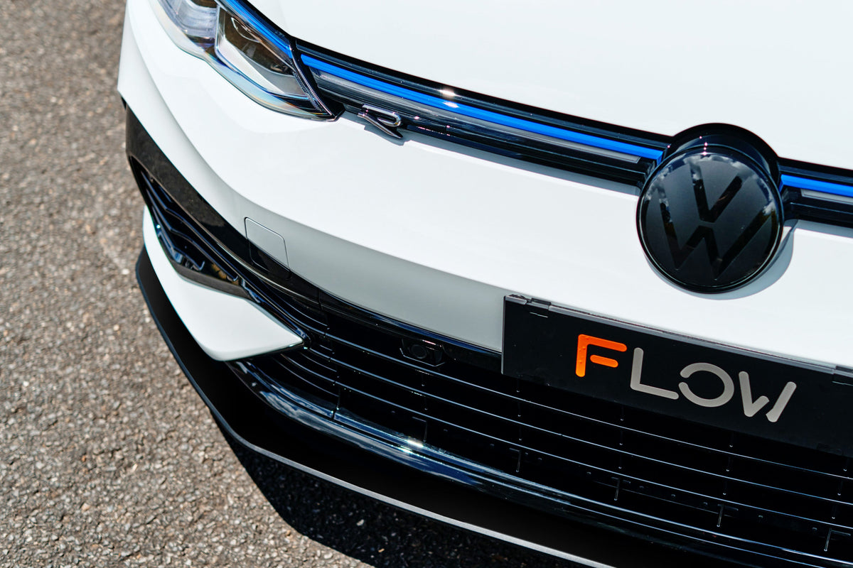 Flow Designs - MK8 Golf R Chassis Mounted Front Lip Splitter