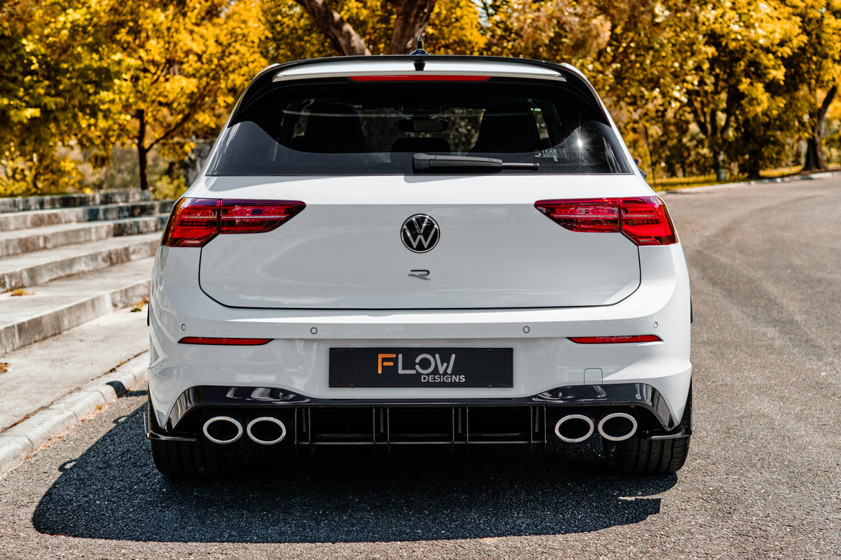 Flow Designs - MK8 Golf R Flow-Lock Rear Diffuser