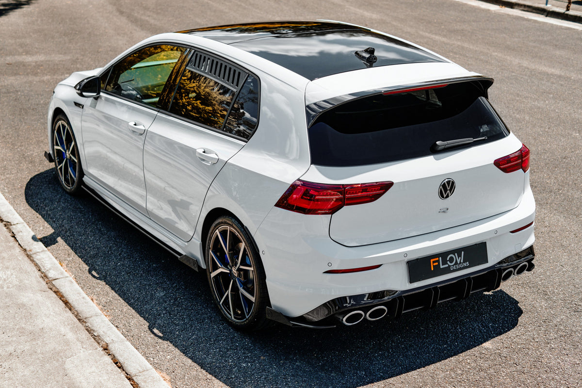 Flow Designs - MK8 Golf R Flow-Lock Rear Diffuser