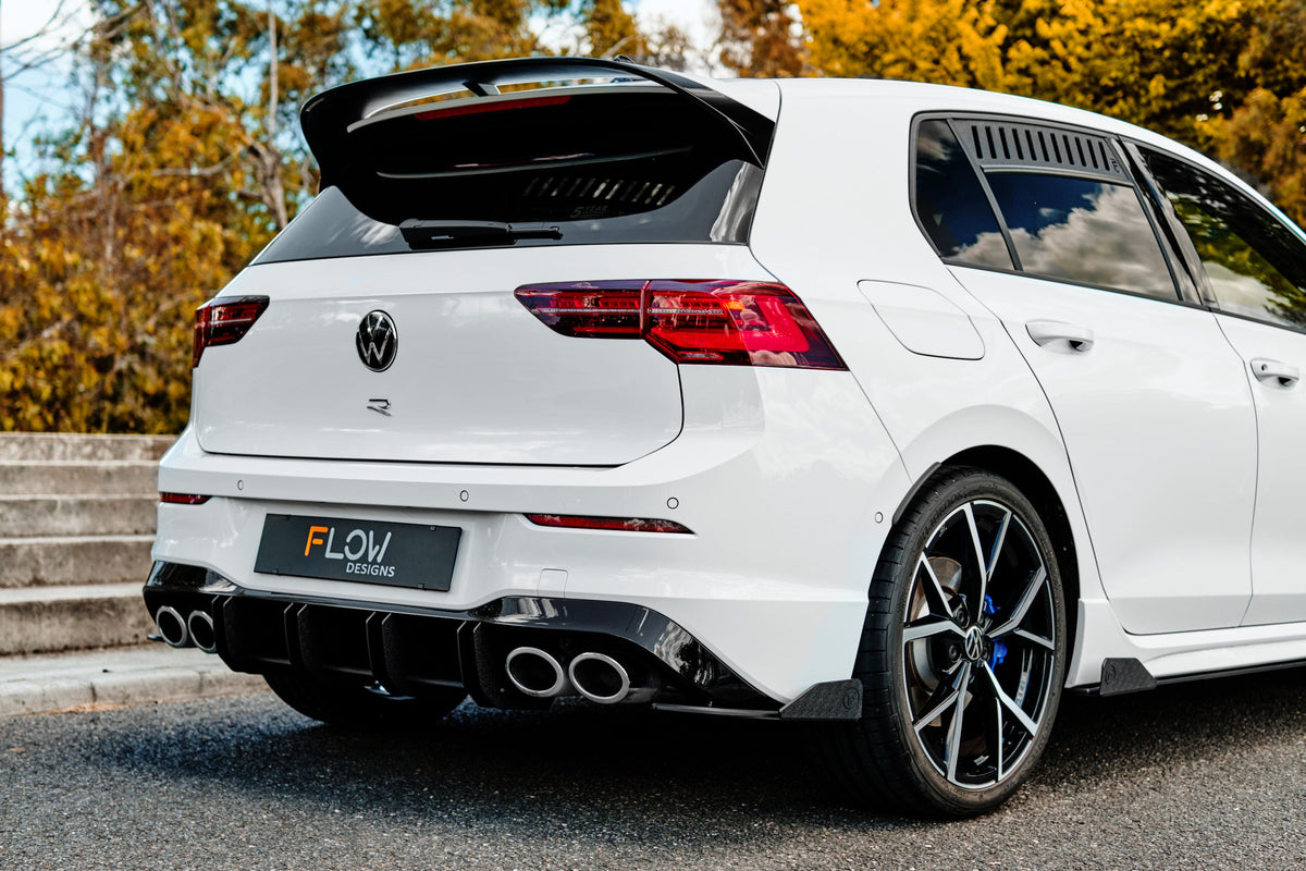 Flow Designs - MK8 Golf R Flow-Lock Rear Diffuser