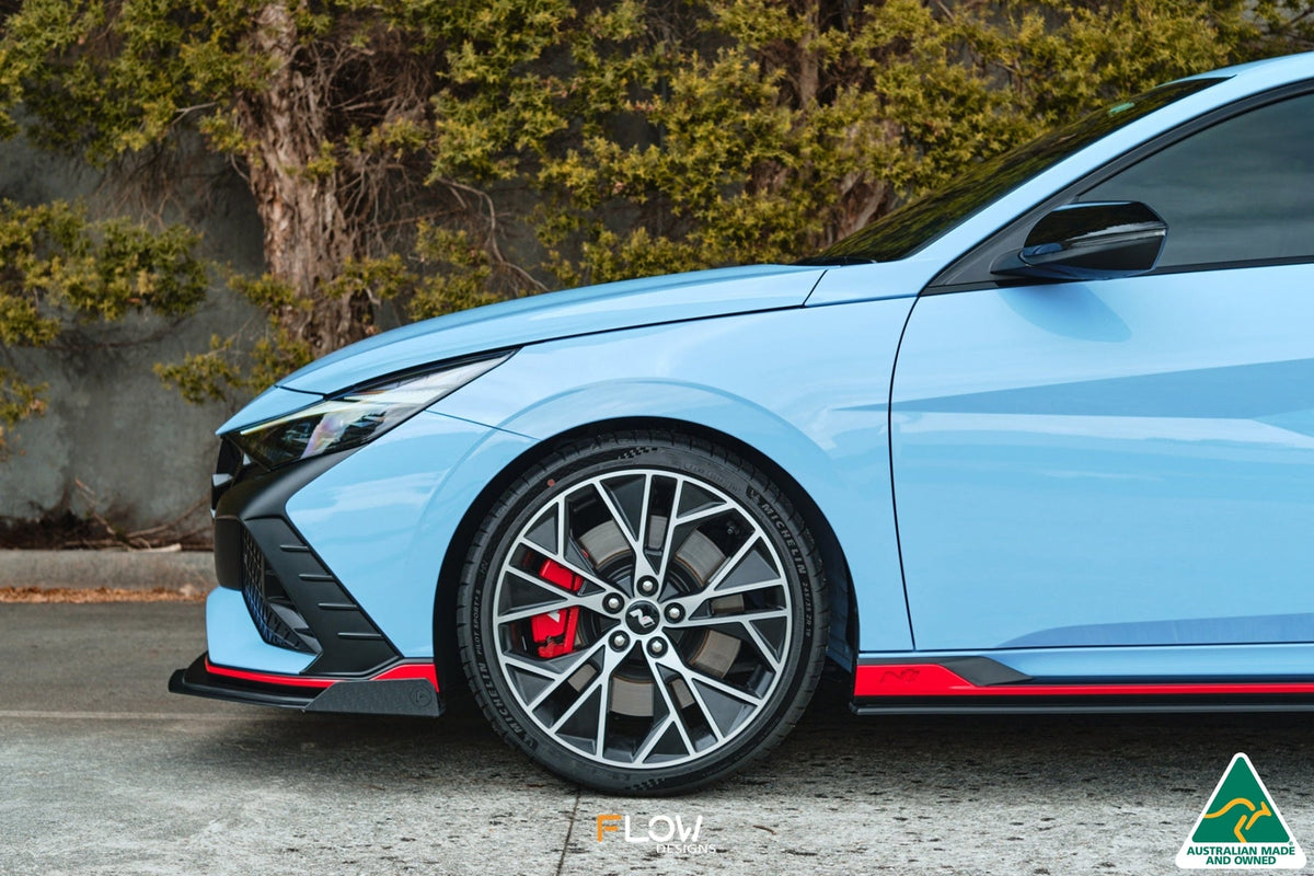 Flow Designs - CN7 Elantra N Sedan 2021 Front Lip Splitter Winglets (Pair)