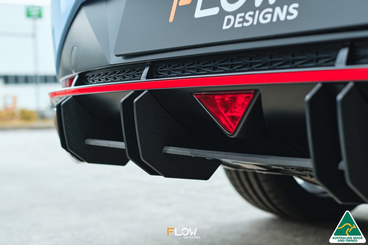 Flow Designs - CN7 Elantra N Sedan 21-23 Flow-Lock Rear Diffuser