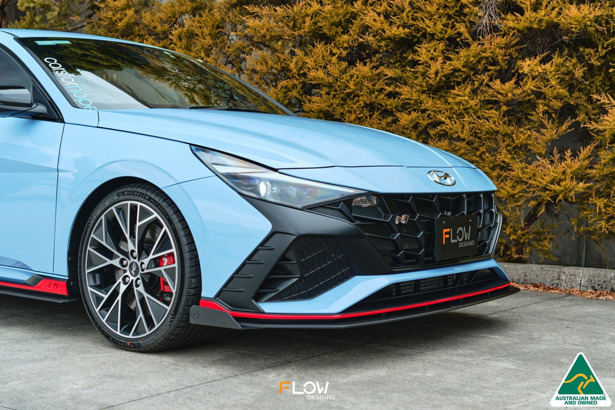 Flow Designs - CN7 Elantra N Sedan 2021 Front Lip Splitter Winglets (Pair)