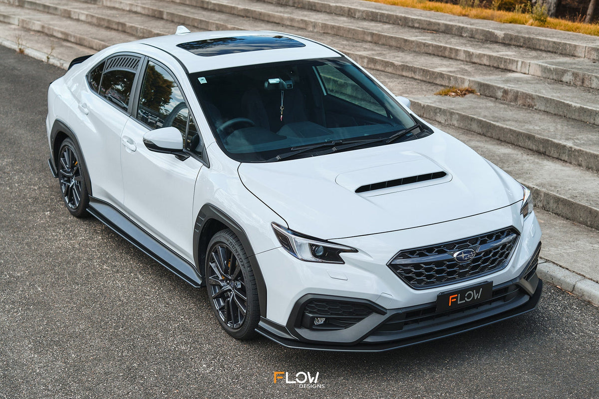 Flow Designs - VB WRX Front Lip Splitter (TEXTURED)