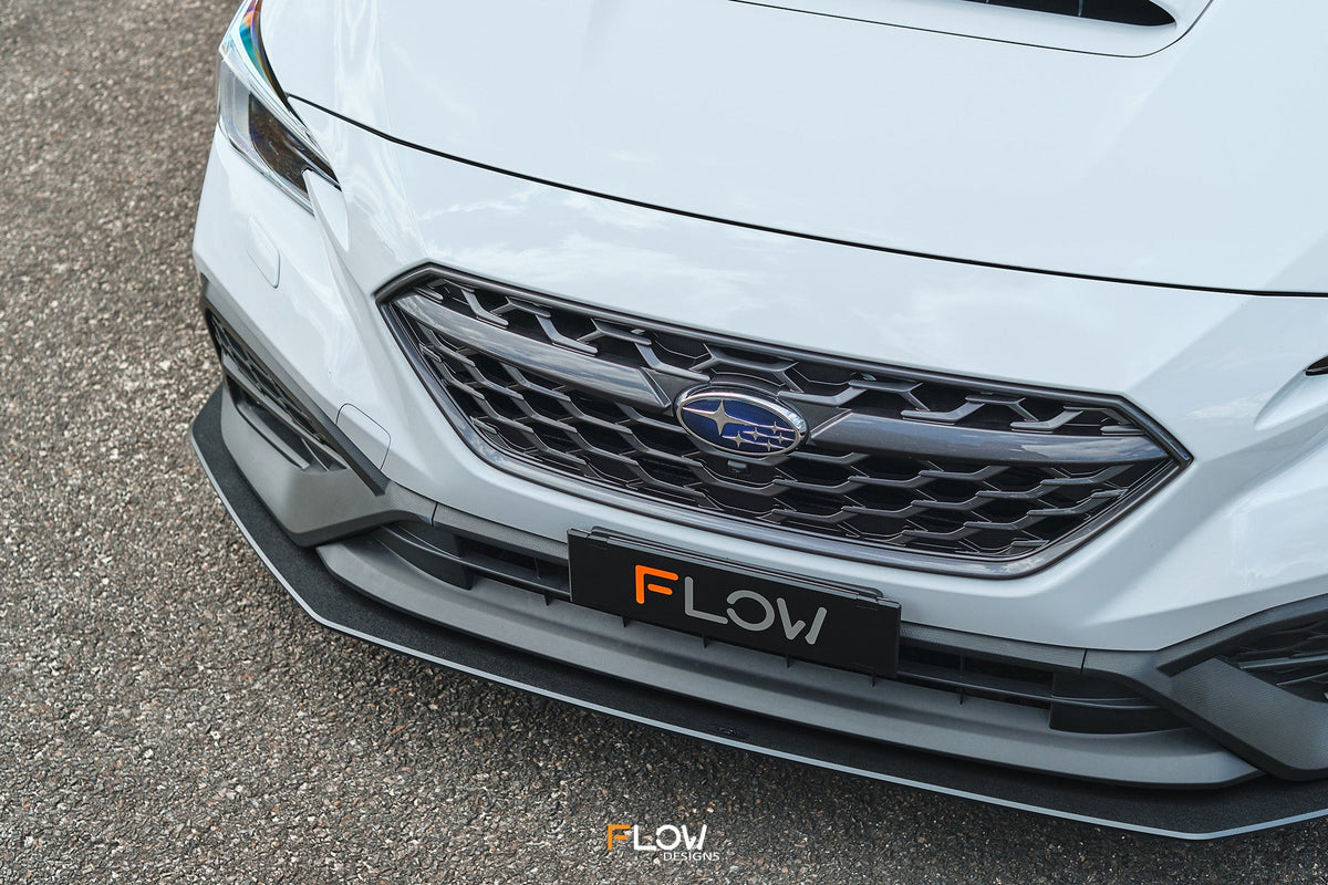 Flow Designs - VB WRX Front Lip Splitter (TEXTURED)