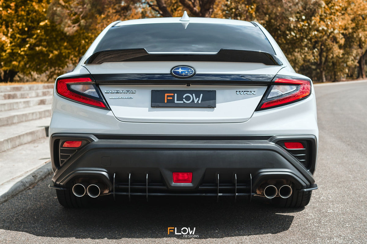 Flow Designs - VB WRX Flow-Lock Rear Diffuser (TEXTURED)
