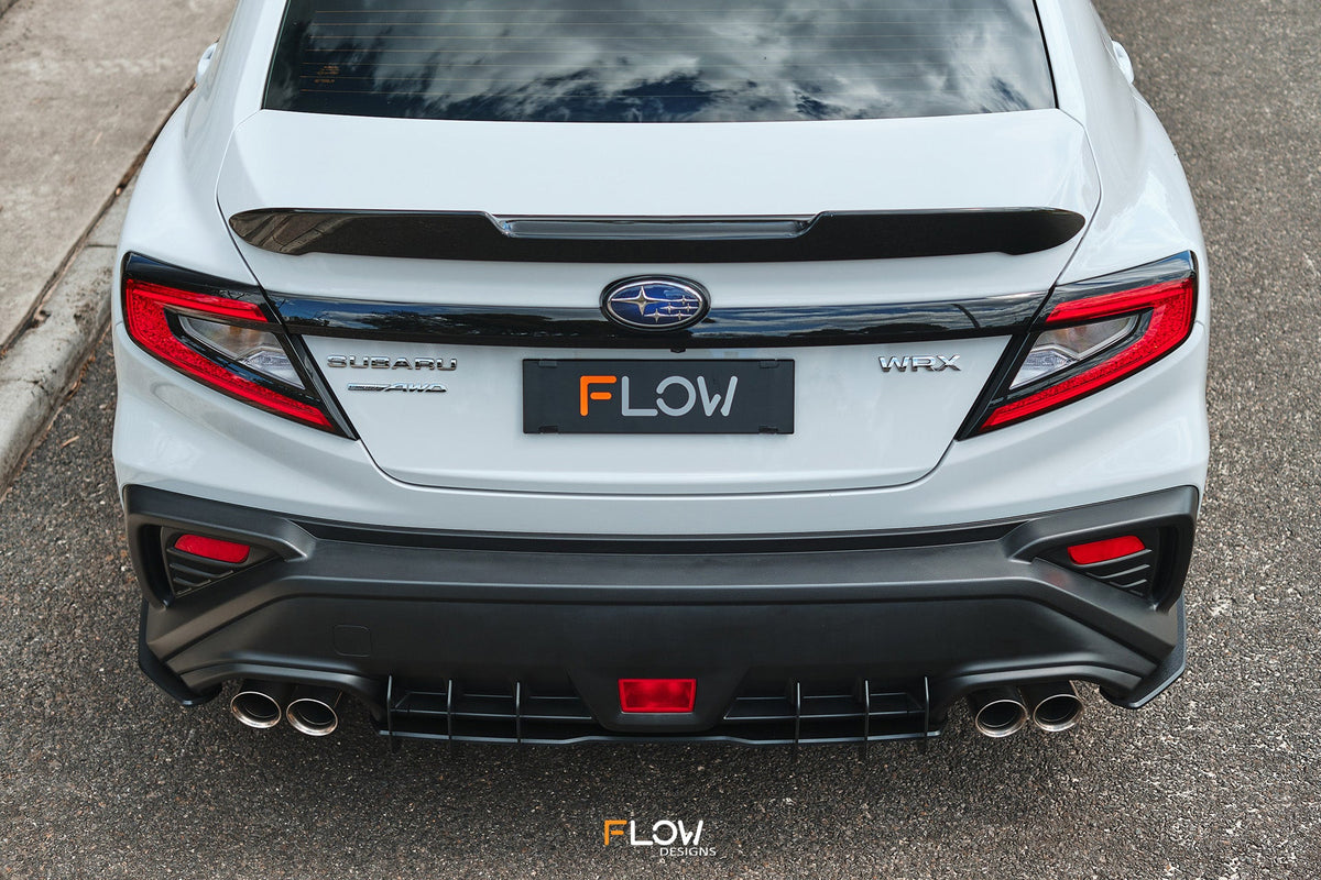 Flow Designs - VB WRX Flow-Lock Rear Diffuser (TEXTURED)