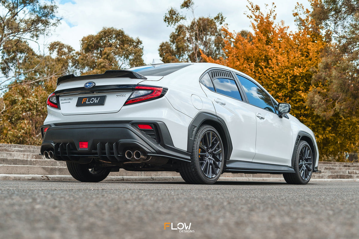 Flow Designs - VB WRX Flow-Lock Rear Diffuser (TEXTURED)