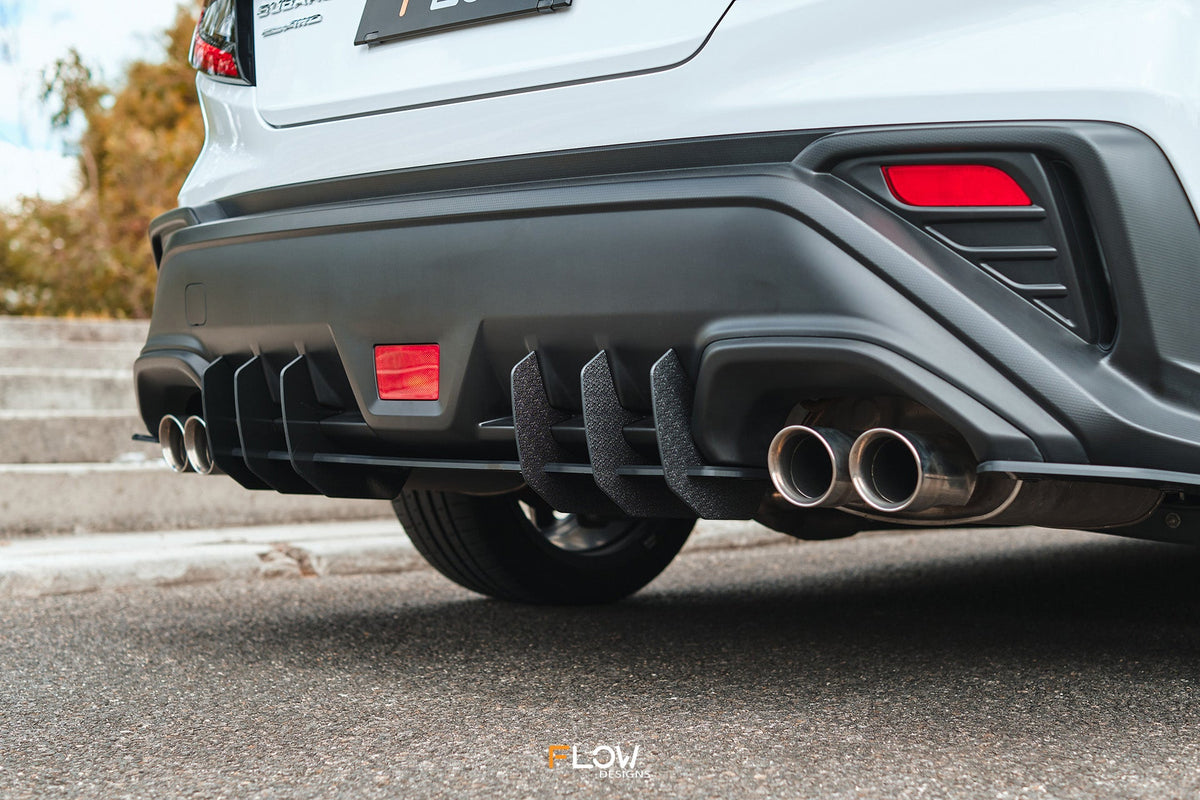 Flow Designs - VB WRX Flow-Lock Rear Diffuser (TEXTURED)