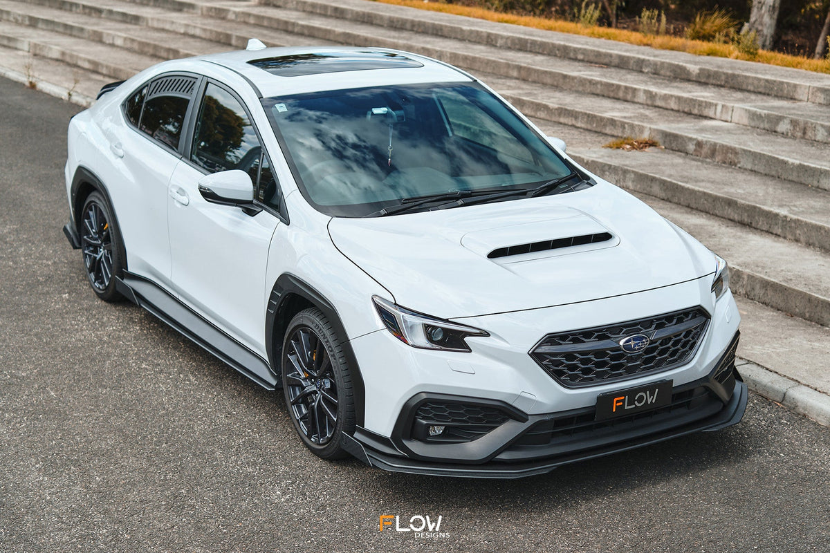 Flow Designs - VB WRX Front Lip Splitter (TEXTURED)