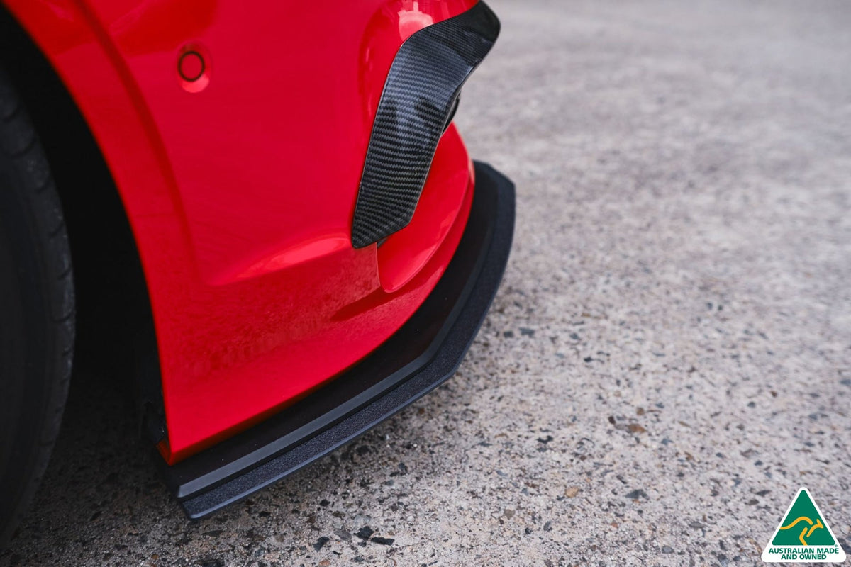 Flow Designs - S3 8V Sedan Pre-Facelift Front Lip Splitter Extensions (Pair)