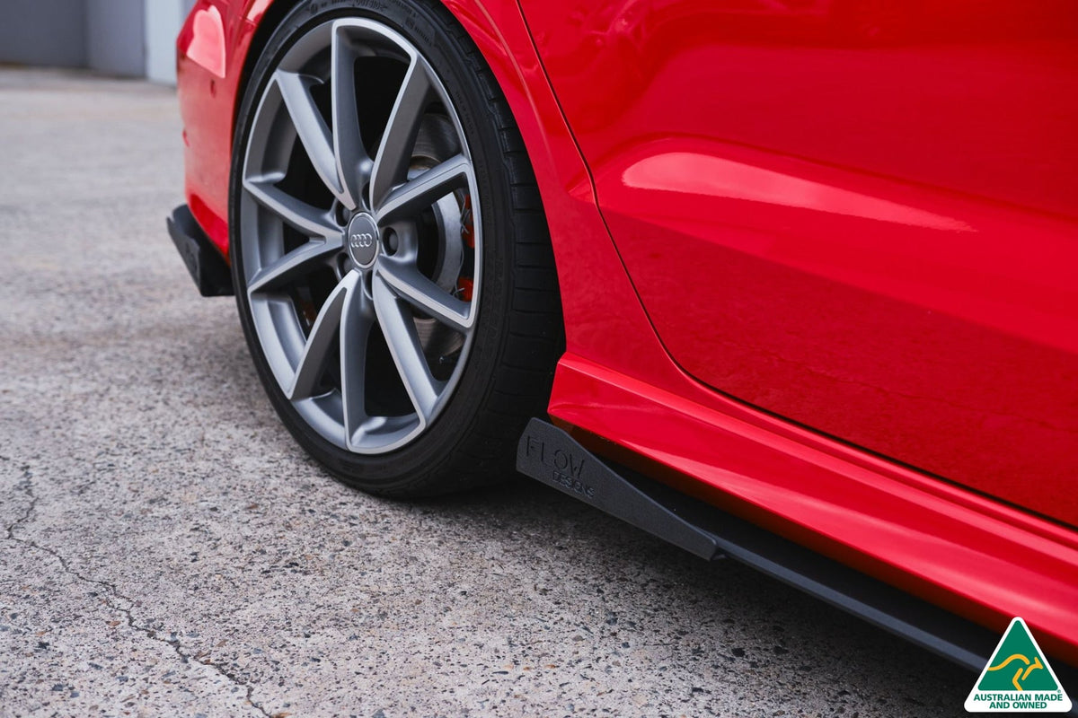 Flow Designs - S3 8V Sedan Pre-Facelift Side Skirt Splitter Winglets (Pair)
