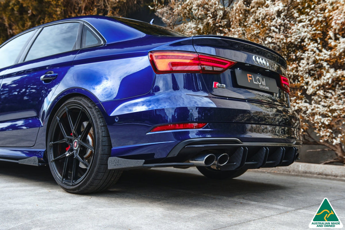 Flow Designs - S3 8V Sedan Facelift Rear Spat Winglets (Pair)