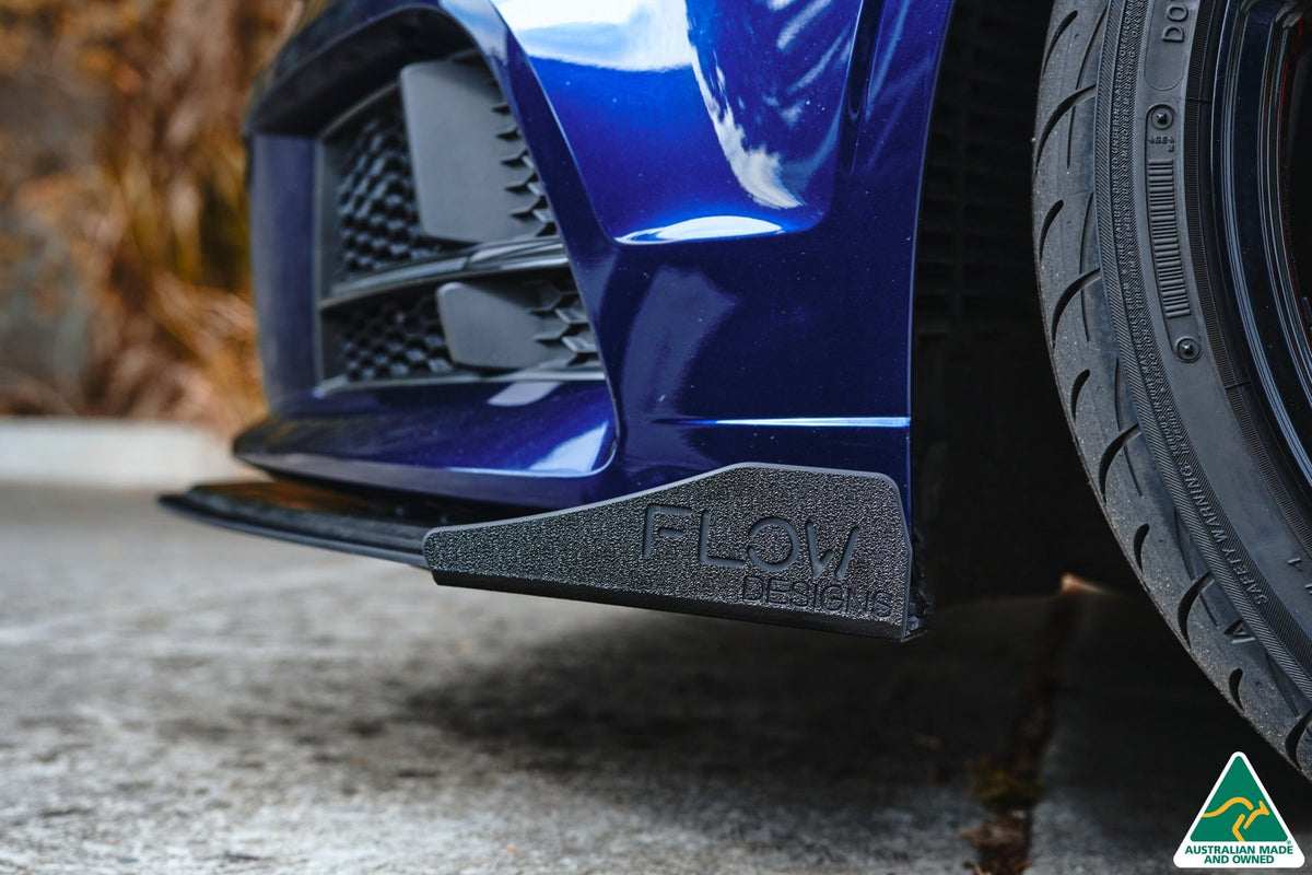 Flow Designs - S3 8V Sedan Facelift  Front Lip Splitter Winglets (Pair)