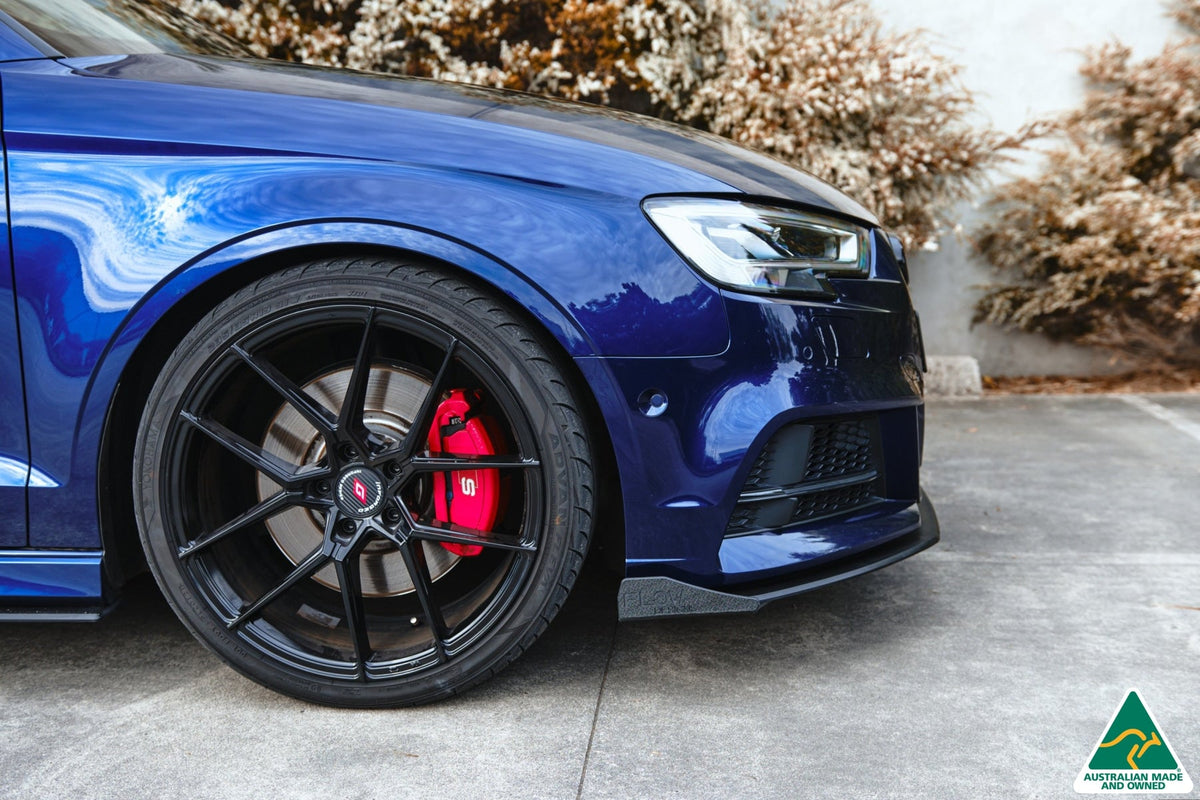 Flow Designs - S3 8V Sedan Facelift  Front Lip Splitter Winglets (Pair)