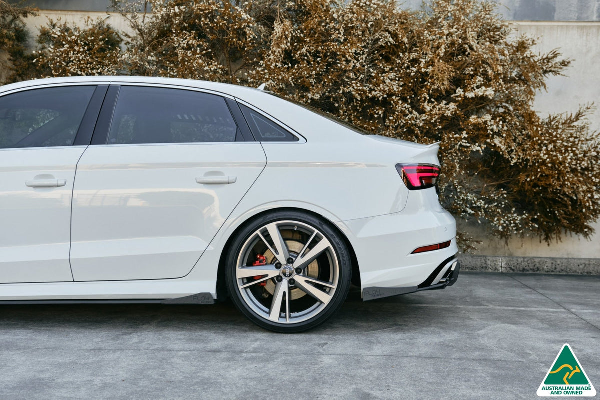 Flow Designs - RS3 8V Sedan Facelift Side Skirt Splitter Winglets (Pair)