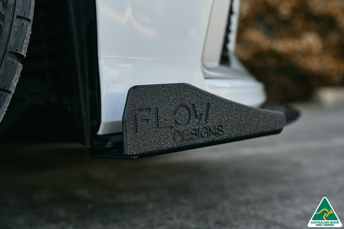 Flow Designs - RS3 8V Sedan Facelift Front Lip Splitter Winglets (Pair)