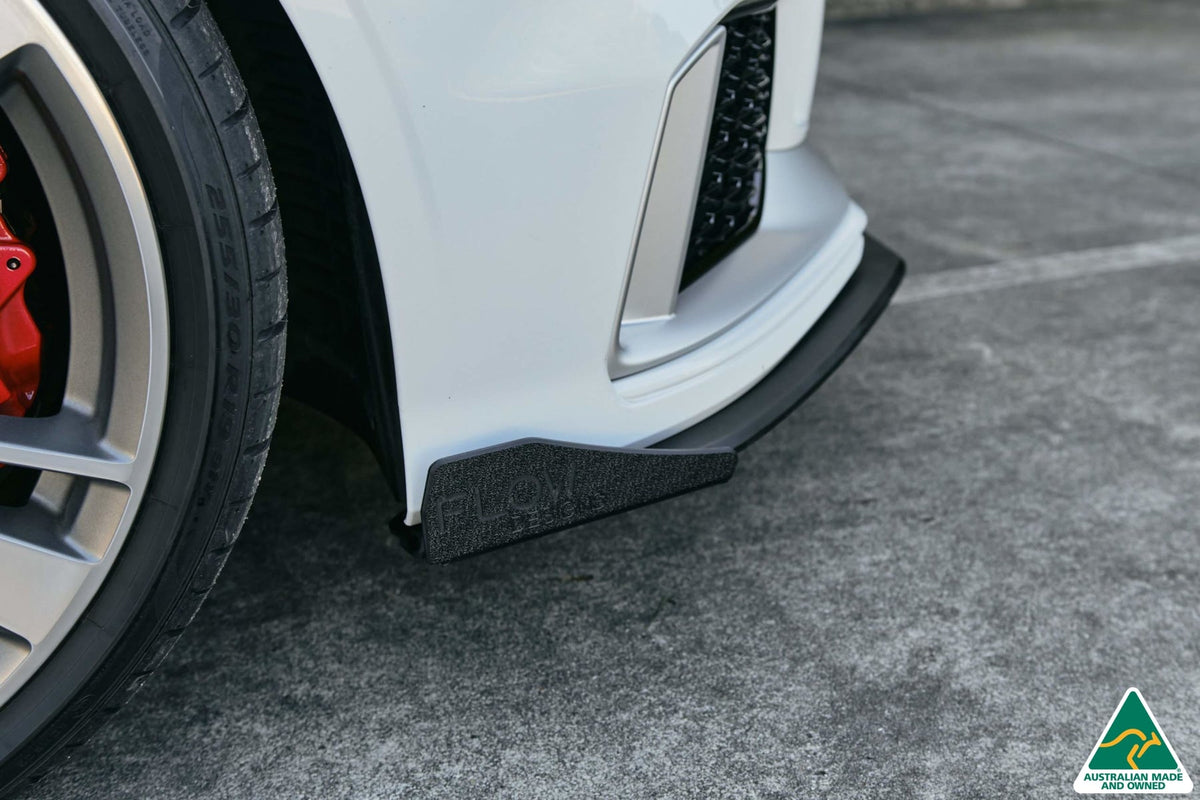Flow Designs - RS3 8V Sedan Facelift Front Lip Splitter Winglets (Pair)