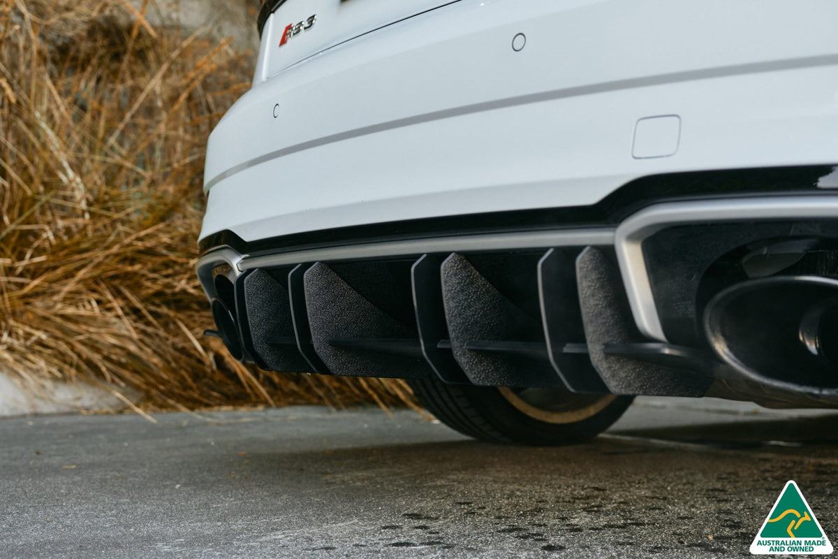 Flow Designs - RS3 8V Sedan Facelift Flow-Lock Rear Diffuser