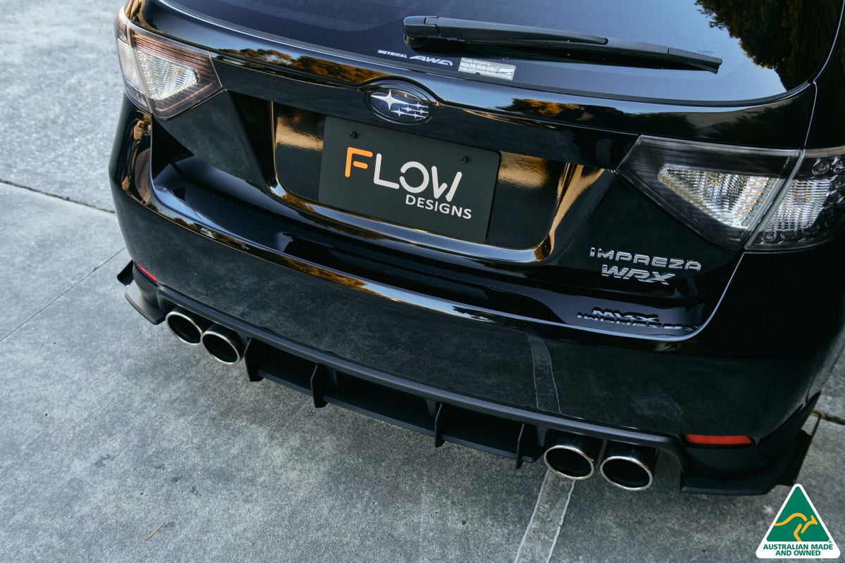 Flow Designs - Impreza WRX/RS G3 Hatch PFL Flow-Lock Rear Diffuser