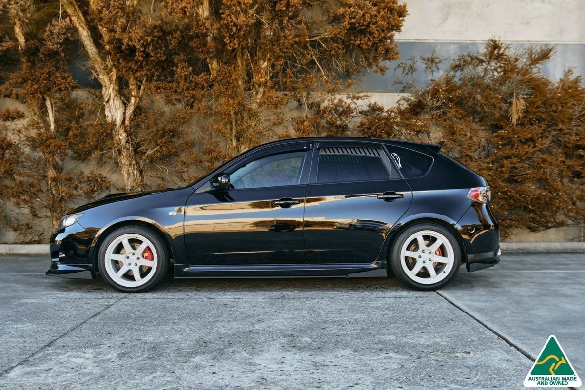 Flow Designs - Impreza WRX/RS G3 Hatch PFL Side Skirt Splitter Winglets (Pair)