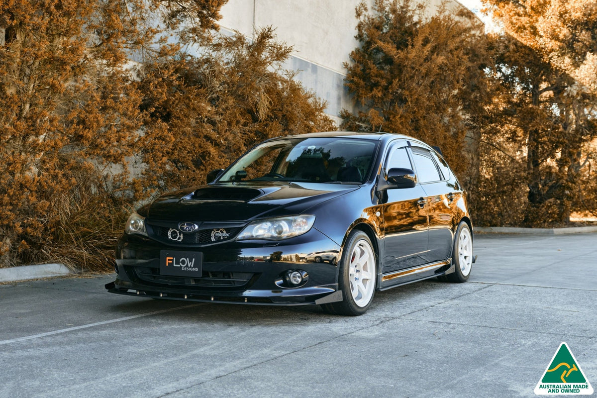 Flow Designs - Impreza WRX/RS G3 Hatch PFL Front Lip Splitter Winglets (Pair)