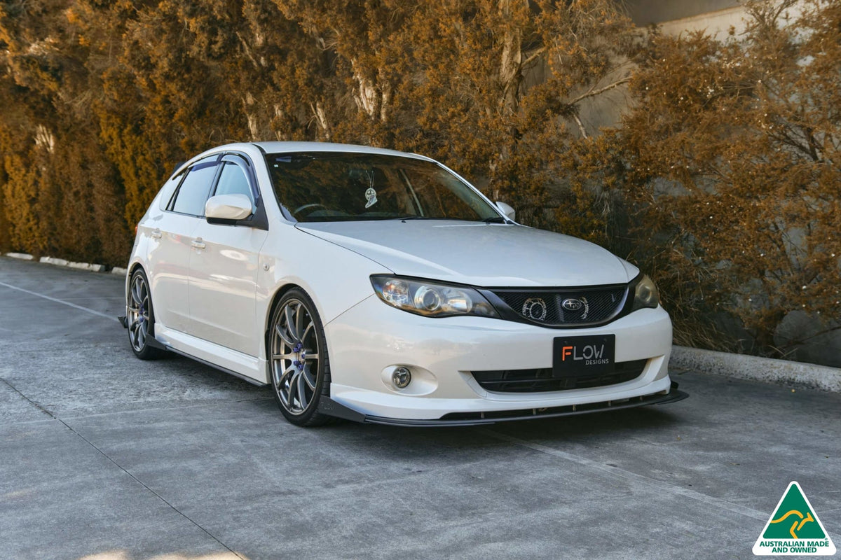 Flow Designs - Impreza WRX/RS G3 Hatch PFL Front Lip Splitter Winglets (Pair)