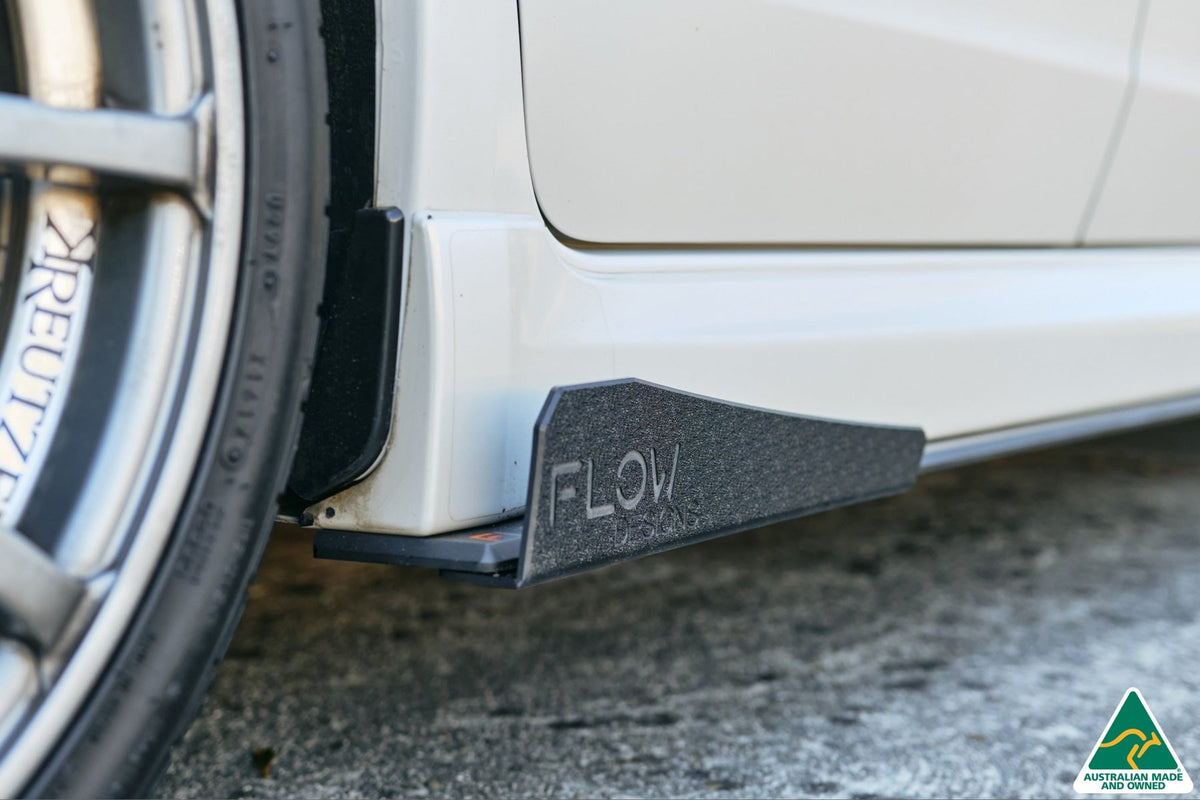 Flow Designs - Impreza WRX/RS G3 Hatch PFL Side Skirt Splitter Winglets (Pair)