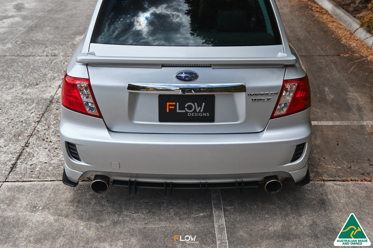 Flow Designs - Impreza WRX/RS G3 Sedan PFL Flow-Lock Rear Diffuser