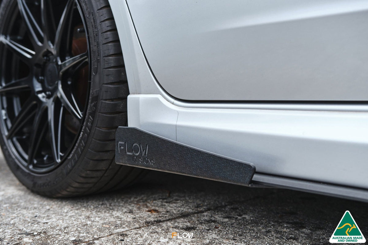 Flow Designs - Impreza WRX/RS G3 Sedan PFL Side Skirt Splitter Winglets (Pair)