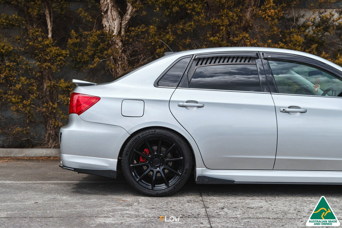 Flow Designs - Impreza WRX/RS G3 Sedan PFL Side Skirt Splitter Winglets (Pair)