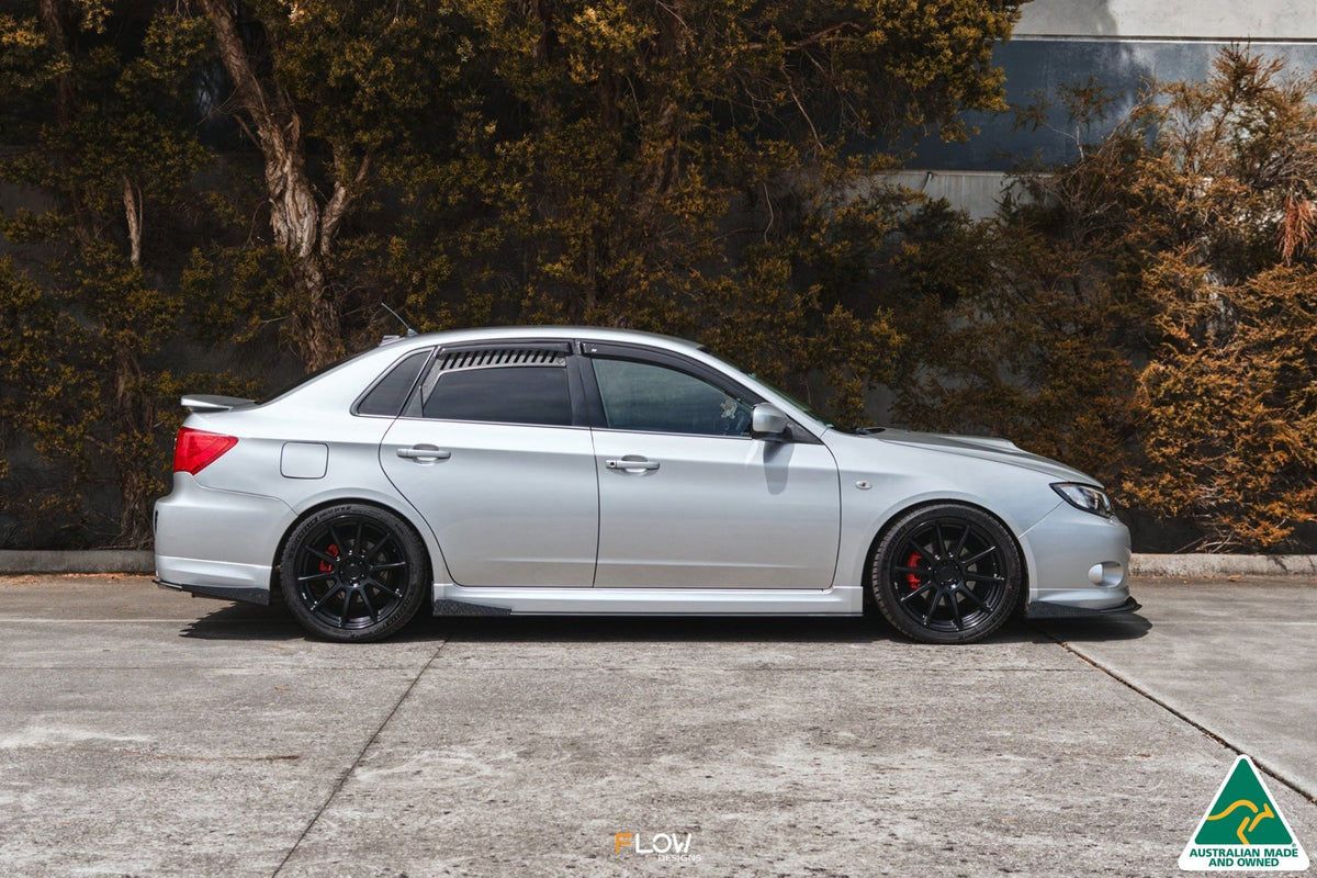 Flow Designs - Impreza WRX/RS G3 Sedan PFL Side Skirt Splitter Winglets (Pair)