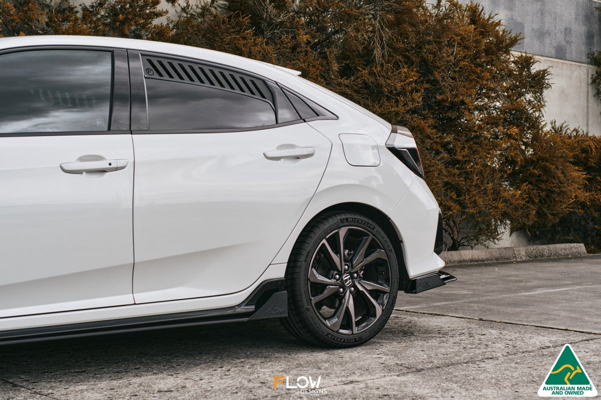 Flow Designs - FK4/FK7/FK8 Civic Type R Rear Window Vents (Pair)