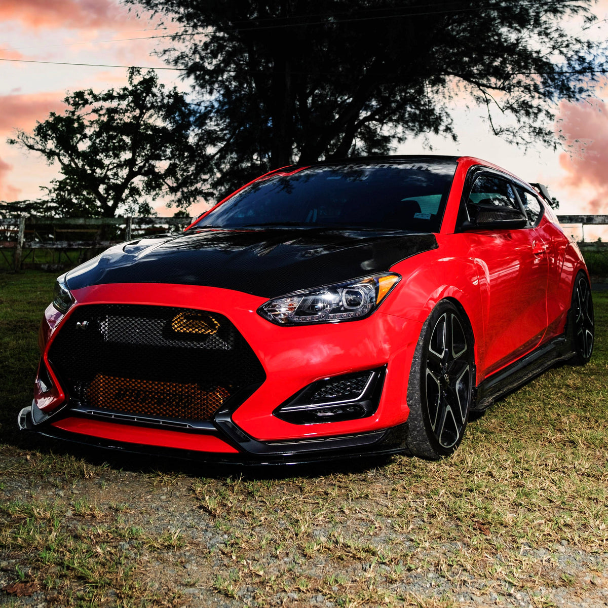 Velossa Tech - 2019-2022 Hyundai Veloster N (non-DCT) BIG MOUTH Ram Air Intake Snorkel