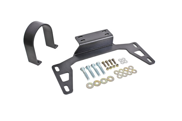 BMR 11-14 S197 Mustang Front Driveshaft Safety Loop - Black Hammertone - DSL017H