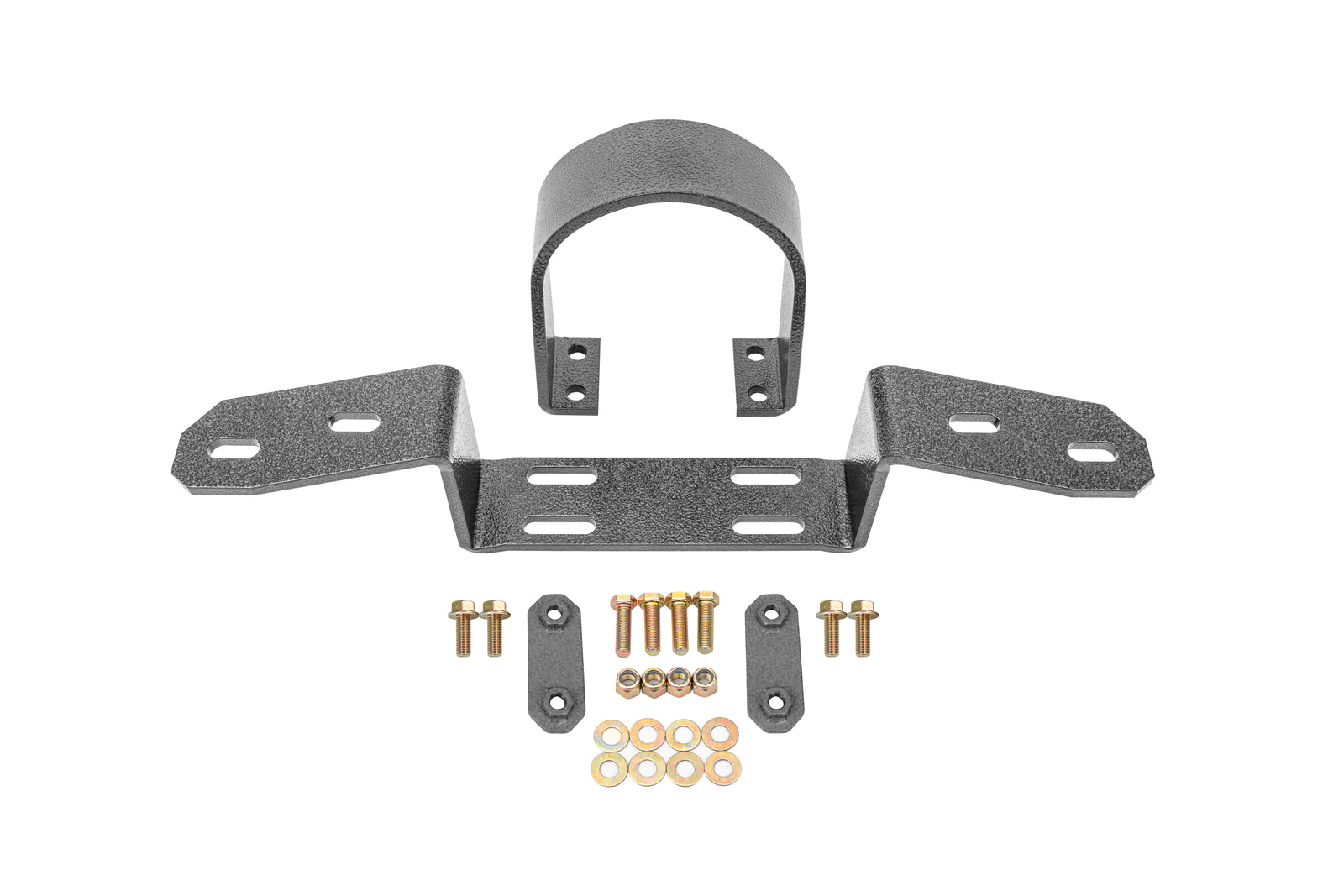 BMR 64-72 A-Body Driveshaft Safety Loop Front - Black Hammertone - DSL410H