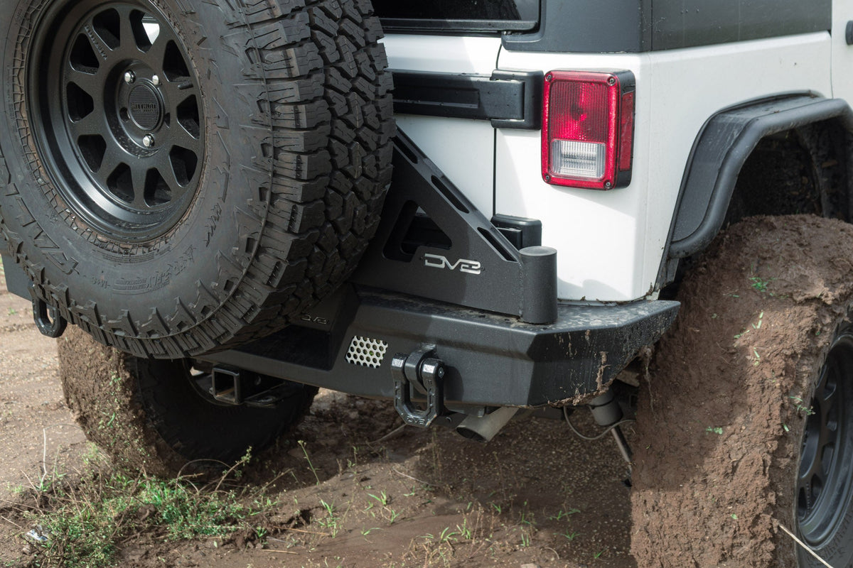 DV8 Offroad - 2007-2018 Jeep Wrangler JK | MTO Series Rear Bumper - RBJK-13