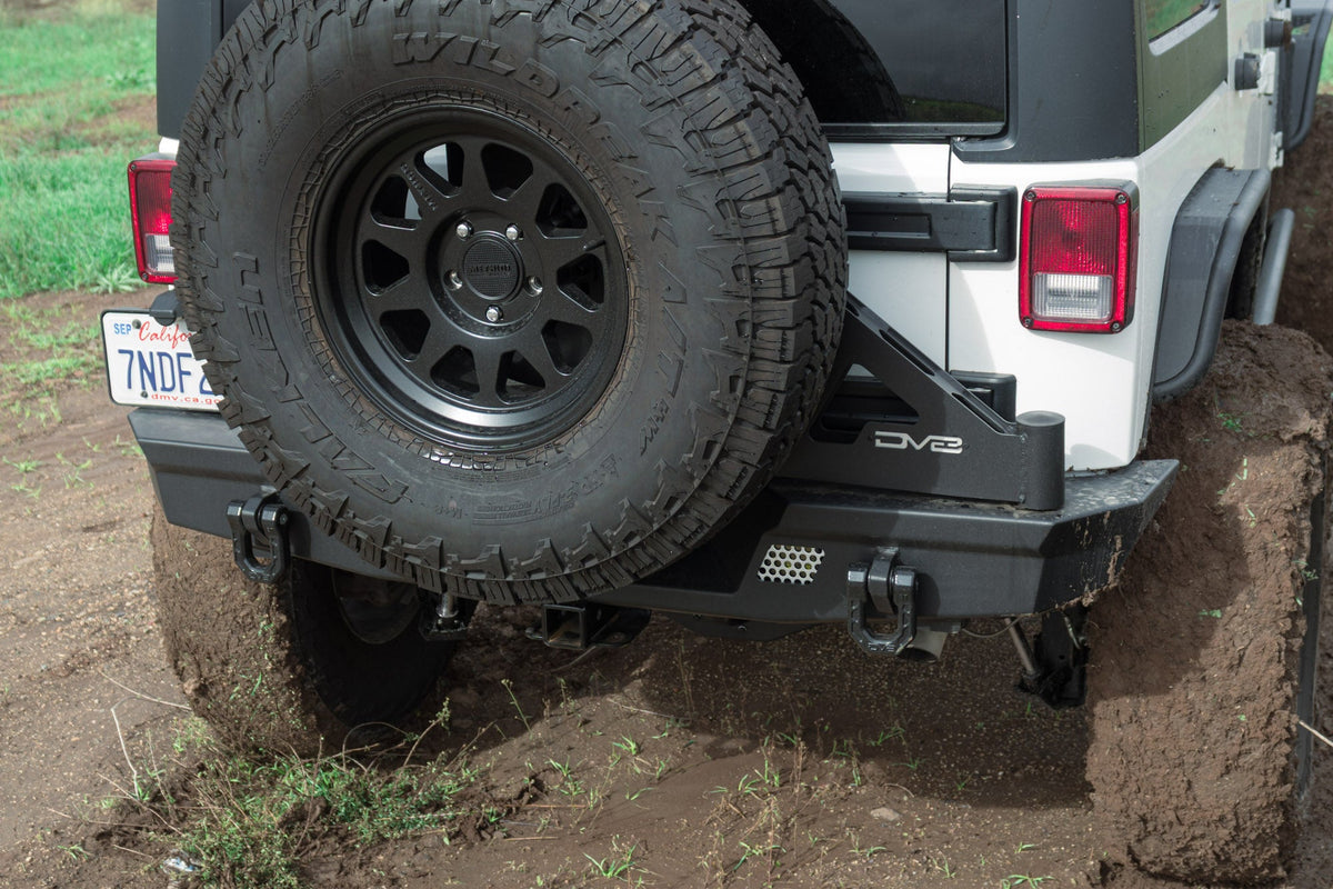 DV8 Offroad - 2007-2018 Wrangler JK | Tire Carrier for MTO Bumper - TCJK-13
