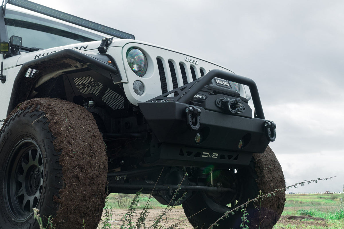 DV8 Offroad - 2007-2018 Jeep Wrangler JK Front Skid Plate - SPJK-01