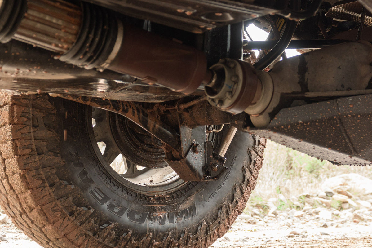 DV8 Offroad - 2007-2018 Jeep Wrangler JK Rear Shock & Link Skid Plates - SPJK-04